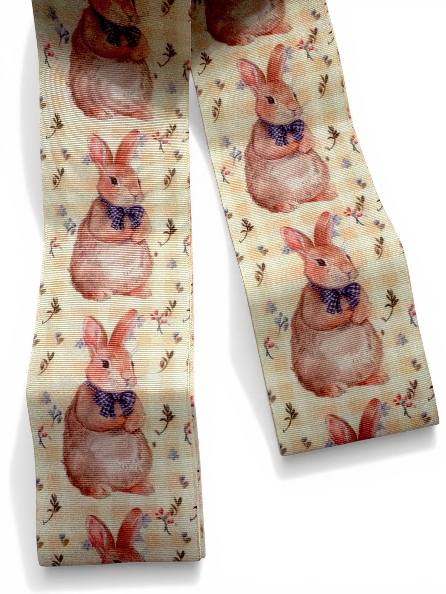 3 yards -7.5cm (3inch) Ribbon Vintage Rabbit