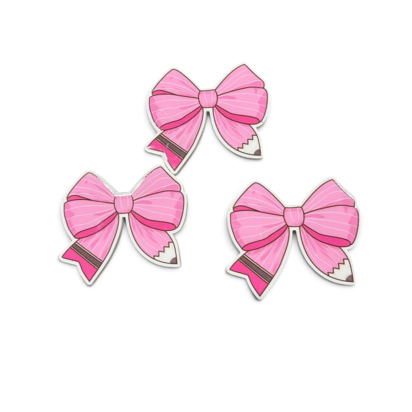 3 resins bow pencil pink SCH-06