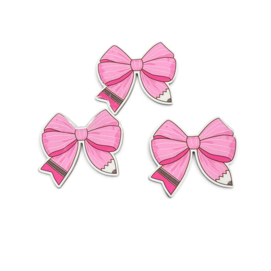 3 resins bow pencil pink SCH-06