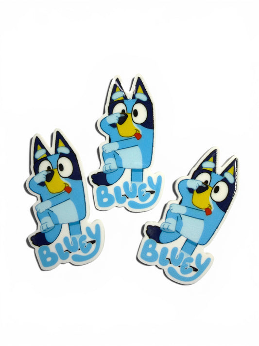 3 resins 5cm Planar Resins  Pink Splash Bluey