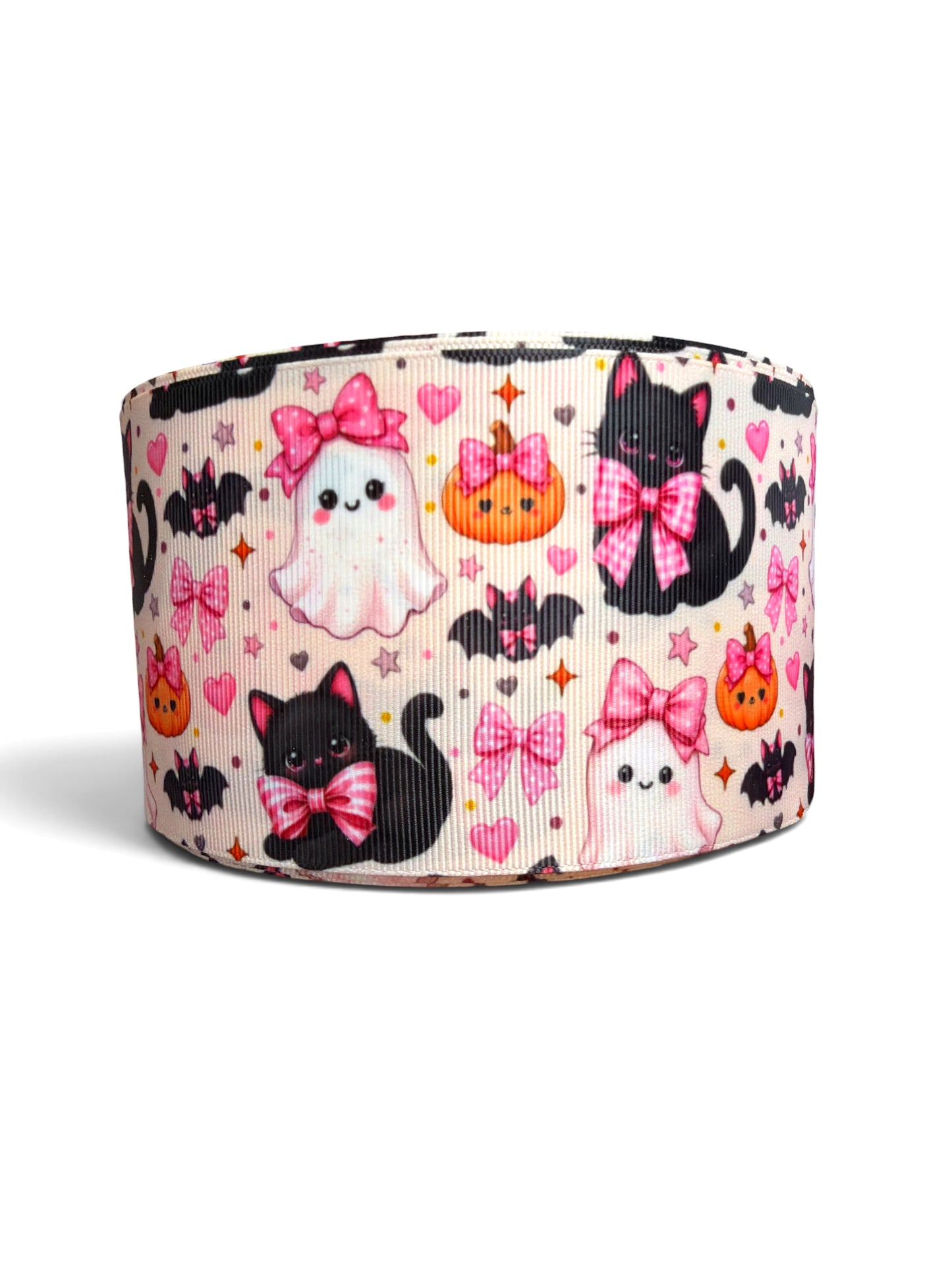 3 Yards 7.5cm /3in Spooky Cuties Printed Grosgrain SKU PRNT03