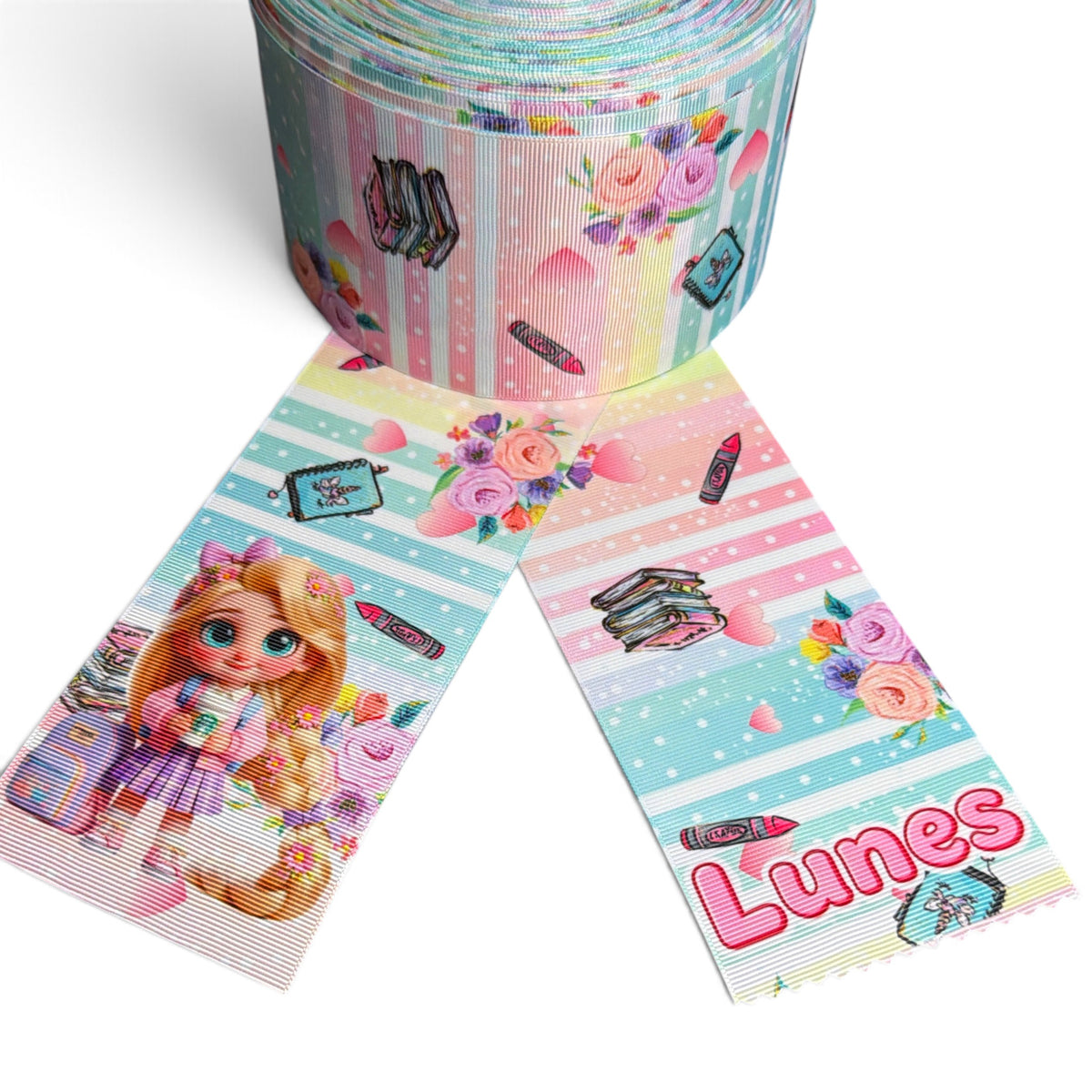 Weekdays School Princesses Semanario Escolar Princesas  7.5cm/3inch