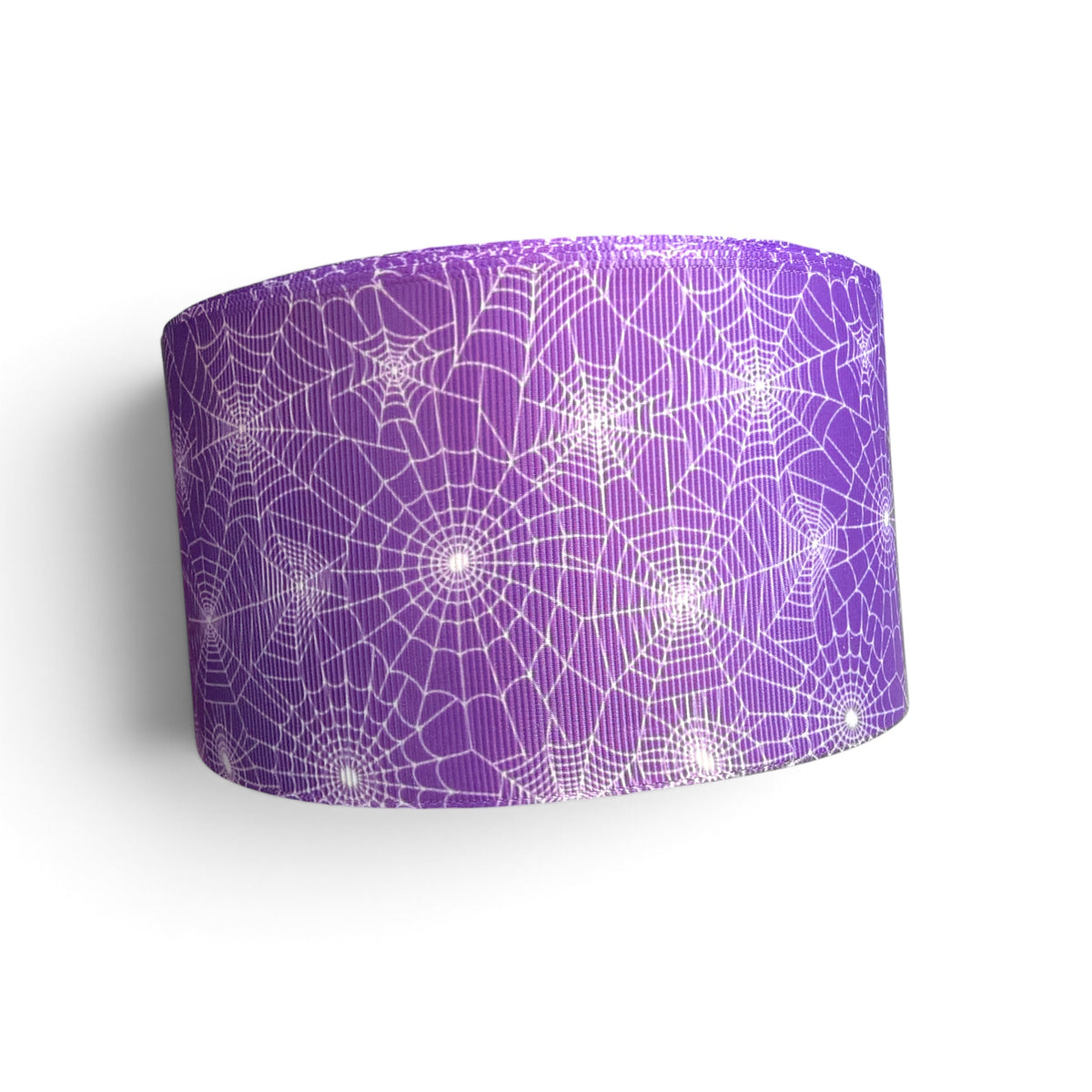 3 Yards 7.5cm /3in Spiderwebs Printed Grosgrain SKU PRNT03
