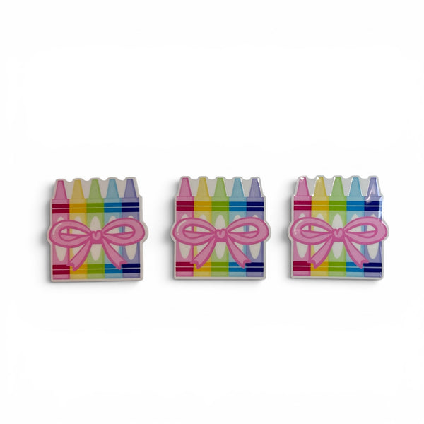 3 resins Cute Crayons  5cm
