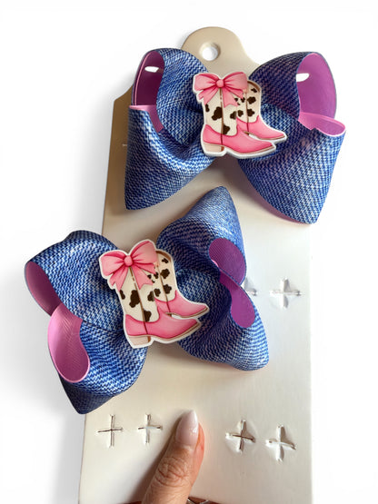 2 Mini Boutiques Pink Coquette Boots