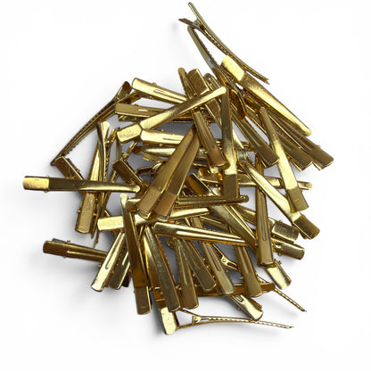 50pcs 3inch/7.5cm Gold Metal Heavy Duty Gator Clip (Copy)