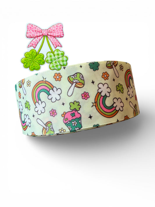 3 yards & 3 Resins Set Lucky Rainbow