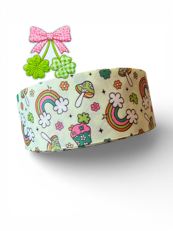 3 yards & 3 Resins Set Lucky Rainbow