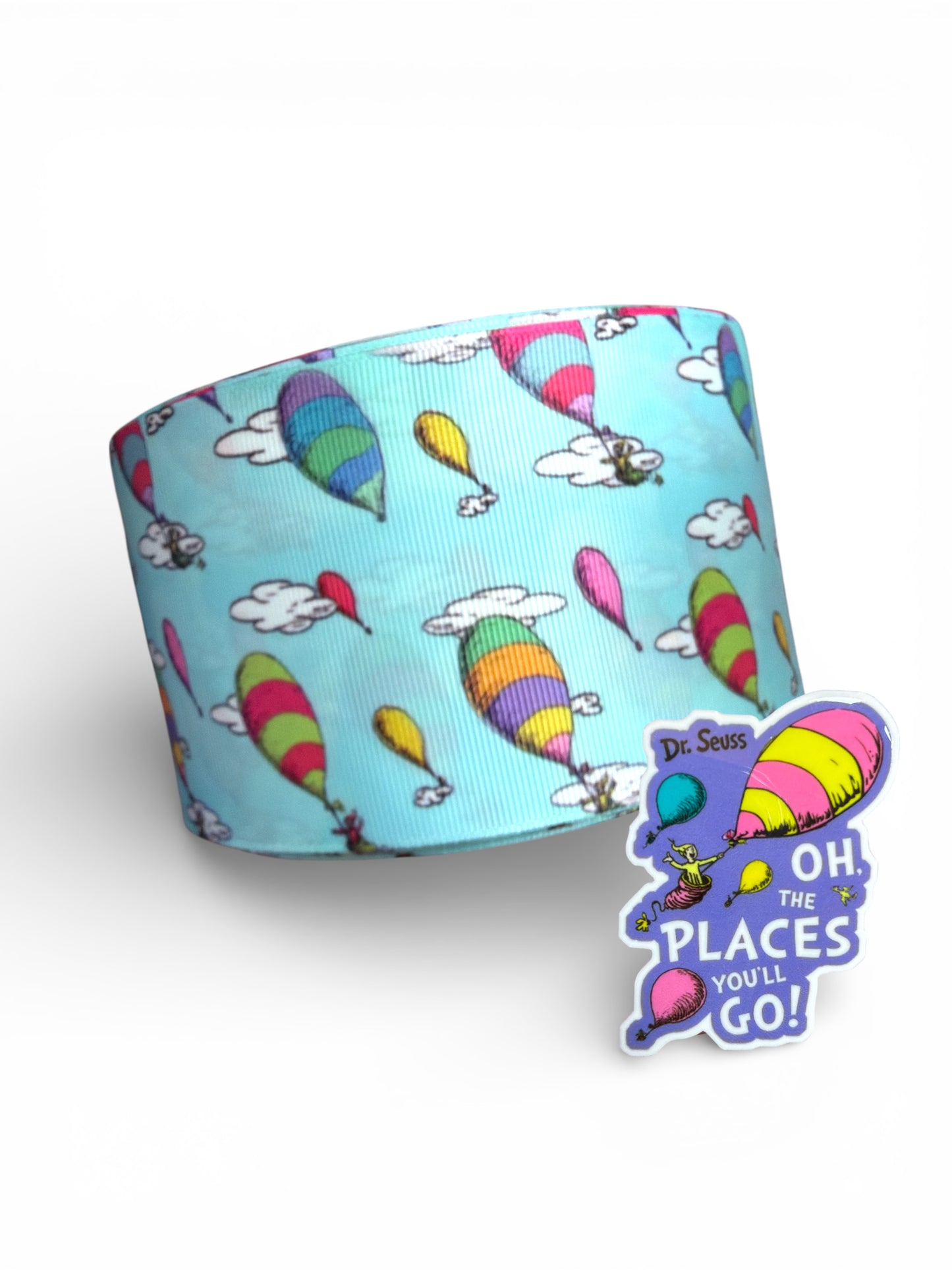 3 yards with 3 resins Set oh The Places You’ll Go 7.5cm Ribbon