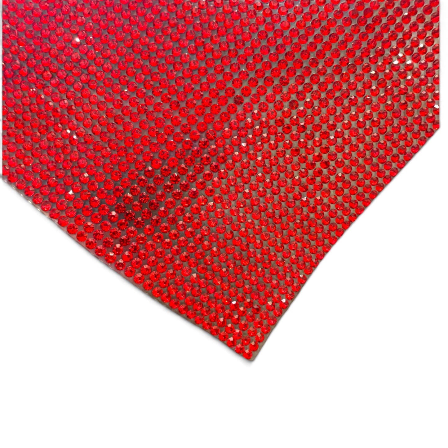 Red Crystal Mesh 1inch wide    15 inch long