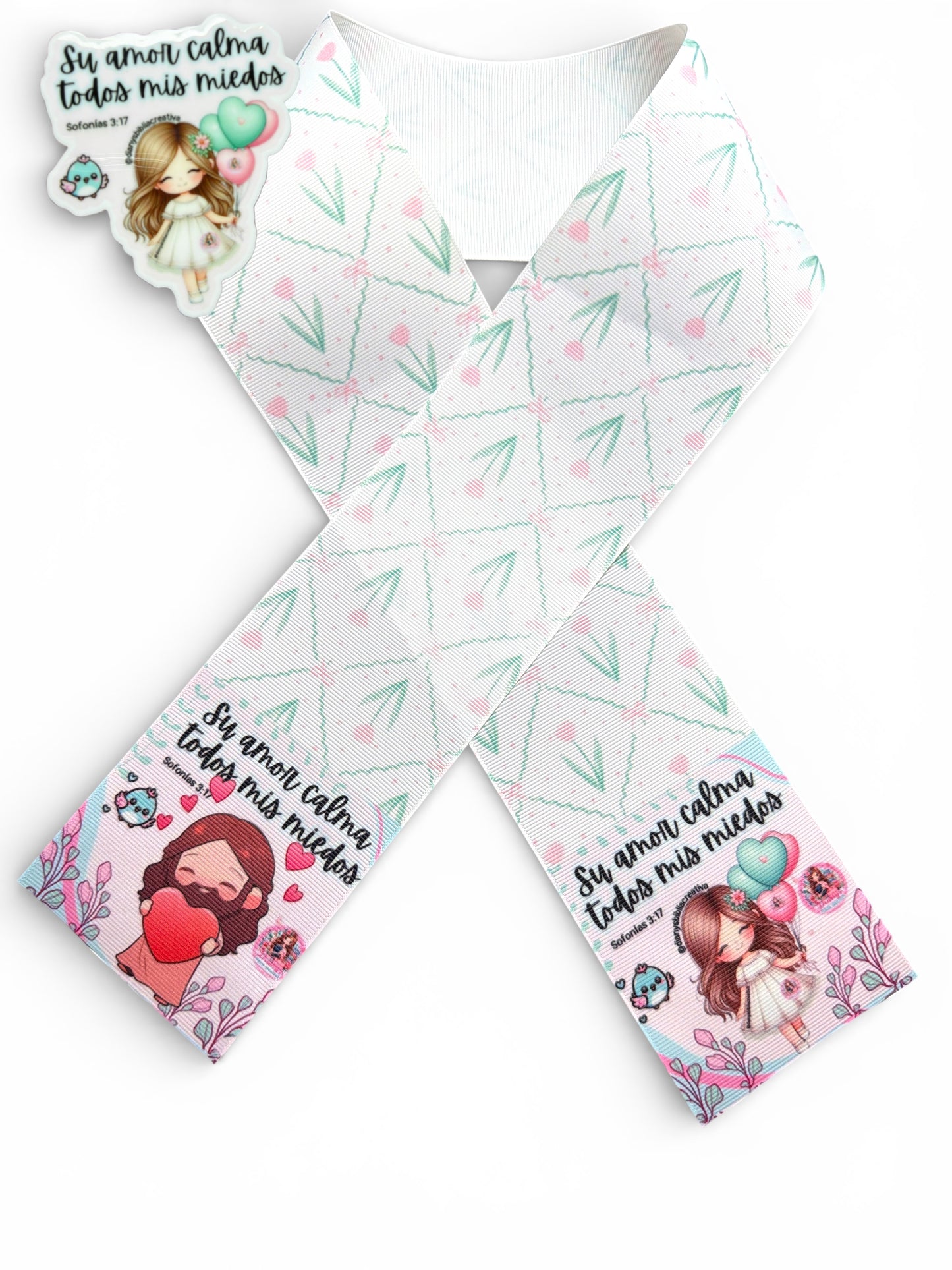 3 Strips with 3 resins Set 7.5cm  Su Amor Calma