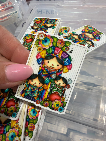 3 resins 5cm Lele Folklore CBY-11