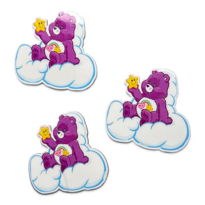 3 resins Flat Planar Colorful Bears 5cm RES