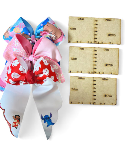 #170 Set Cheer Bow Coletero Template