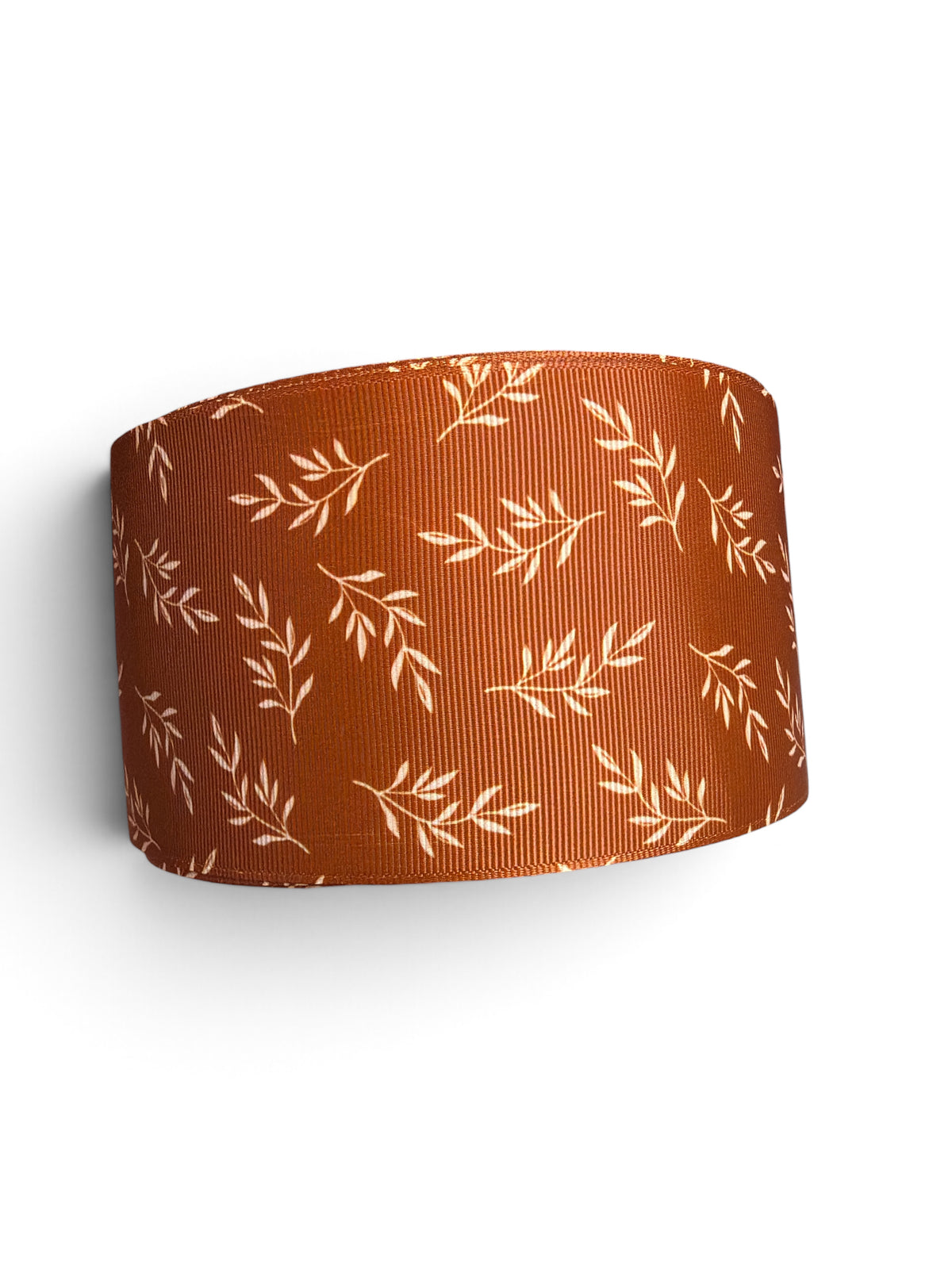 3 Yards 7.5cm /3in The Eight Brown Printed Grosgrain SKU PRNT03