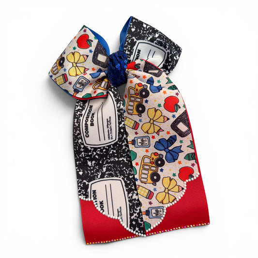 Composition Book Jumbo Cheer Bow