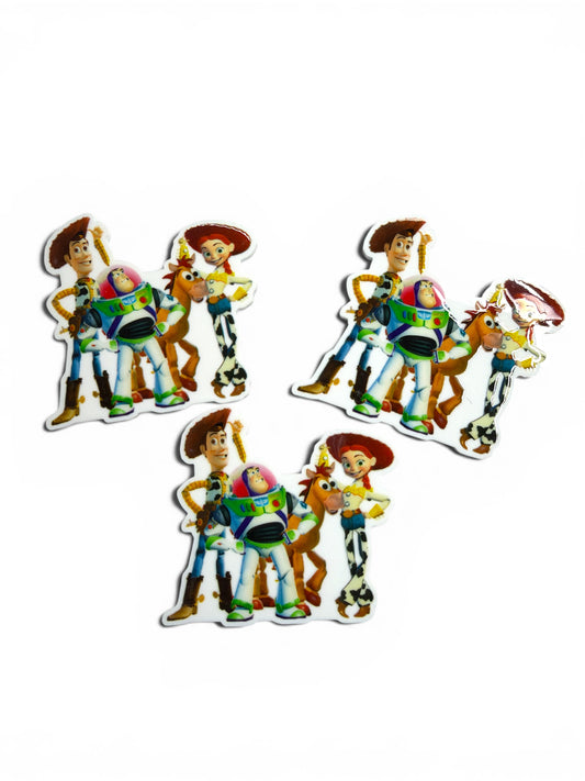 3 resins 5cm Planar Resins Toy Friends