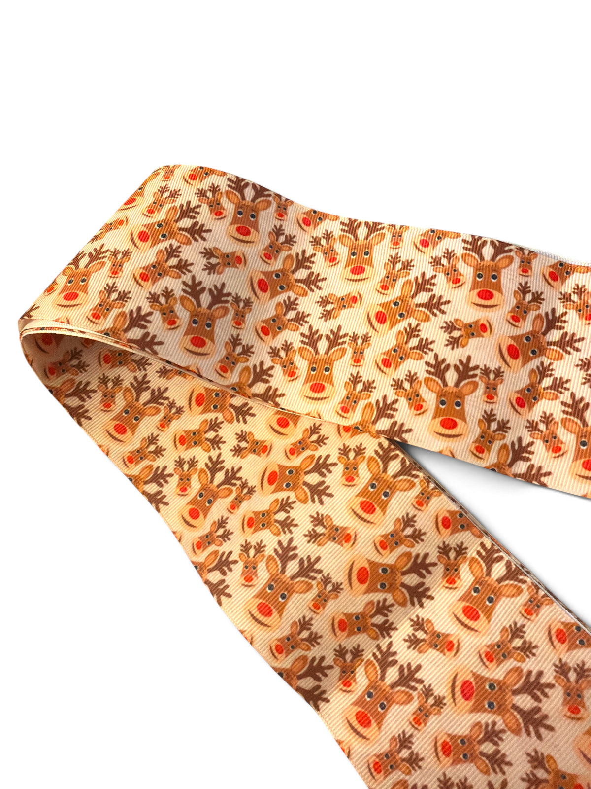 3 Yards 7.5cm-3inch Famous Reindeer  Printed Grosgrain PRNT3-162