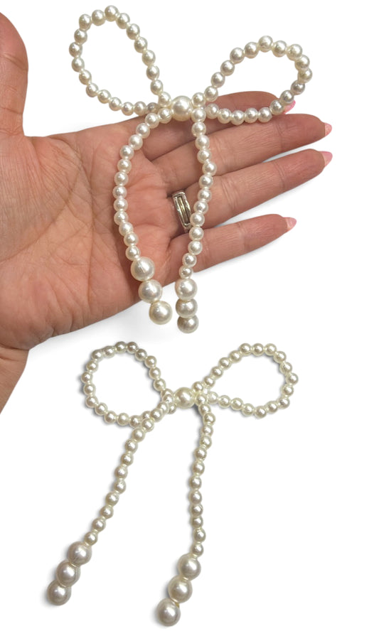 Set of 2 Pearls Bows