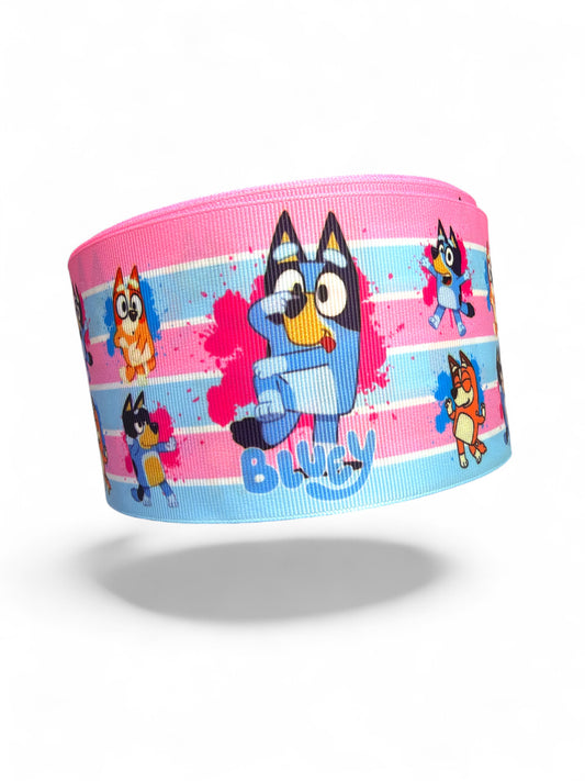 7.5cm/3inch Pink Splash Bluey