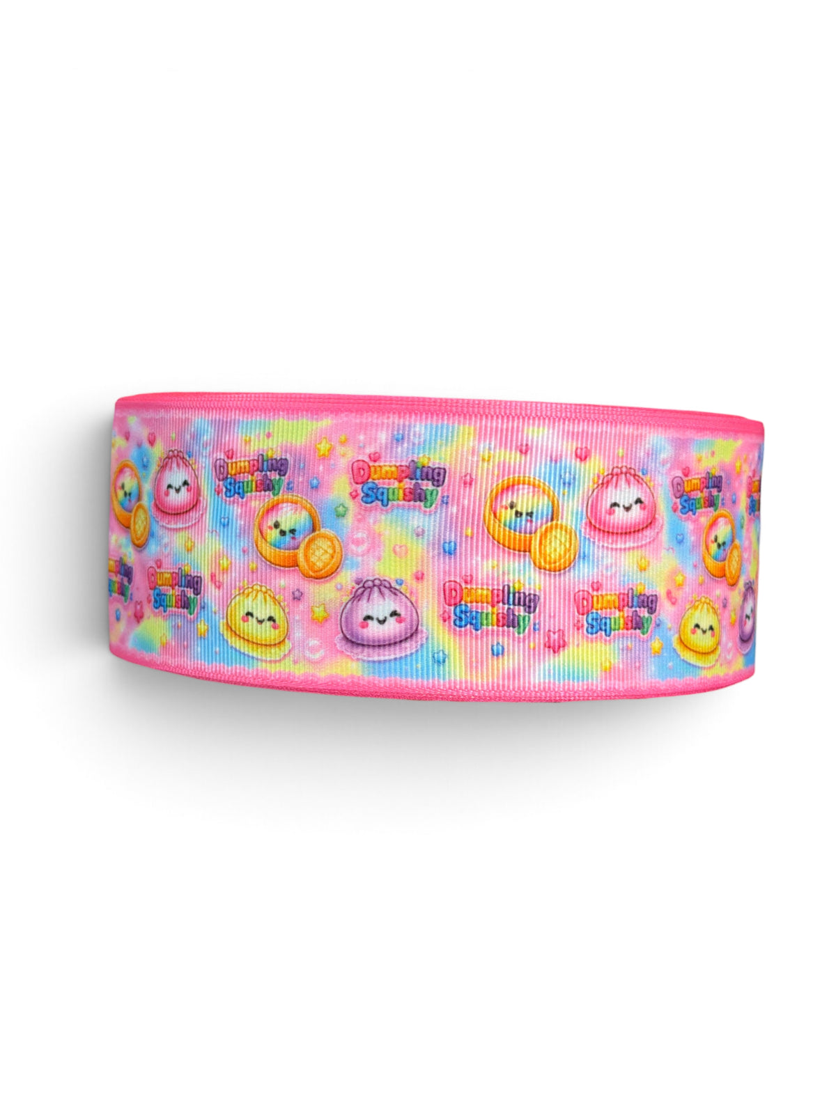 3 Yards 5cm/2inch  Dumplings Squishy Printed Grosgrain