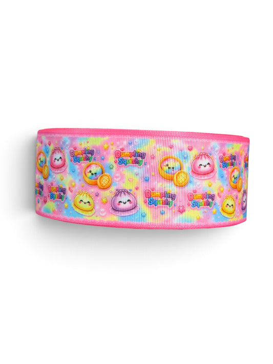 3 Yards 5cm/2inch  Dumplings Squishy Printed Grosgrain