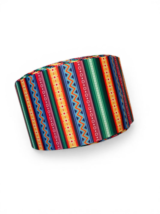 3 yards 7.5cm Coloful Zarape Ribbon SKU XTRA