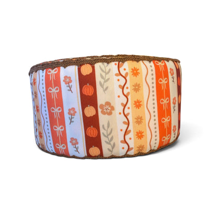 3 yards Fall Pumpkins Moonstich 7.5cm-3inch