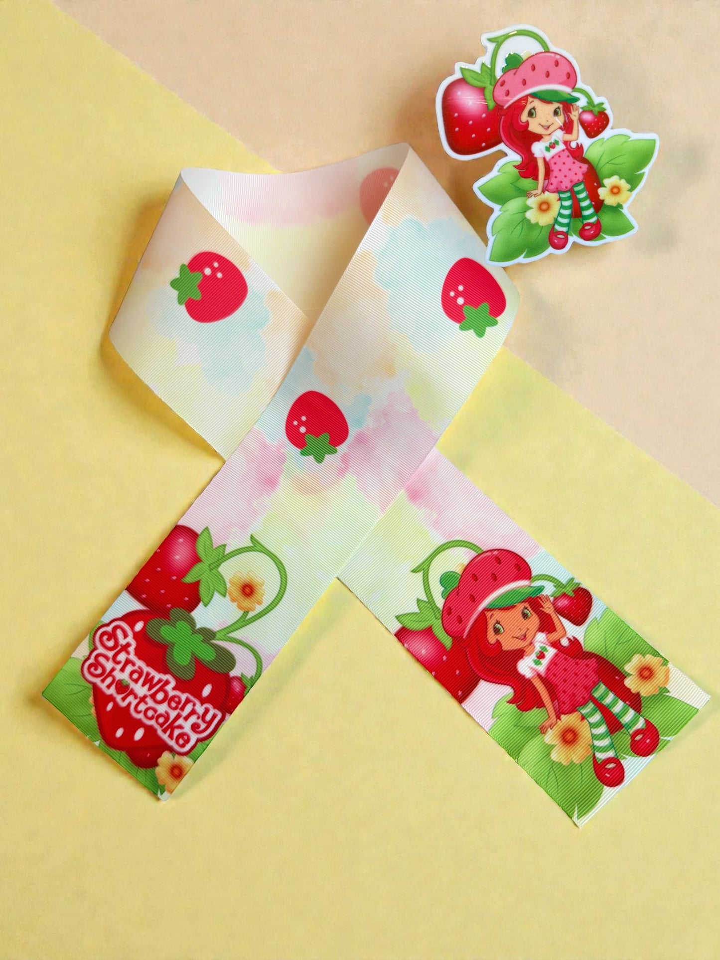 7.5cm Shortcake Swirl Ribbon Strip