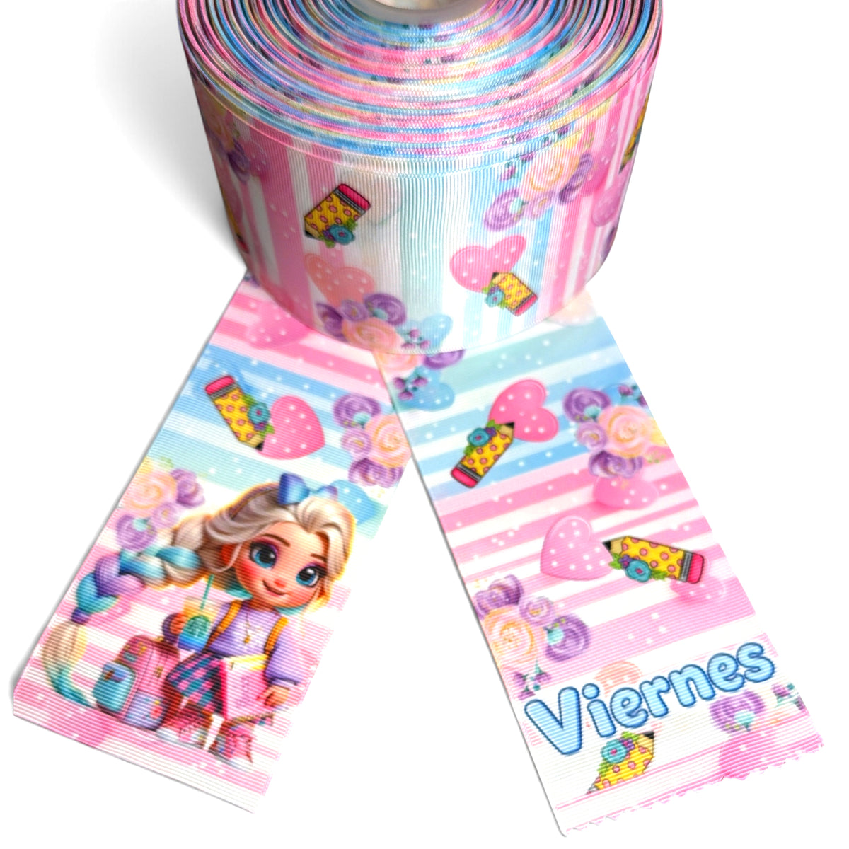 Weekdays School Princesses Semanario Escolar Princesas  7.5cm/3inch