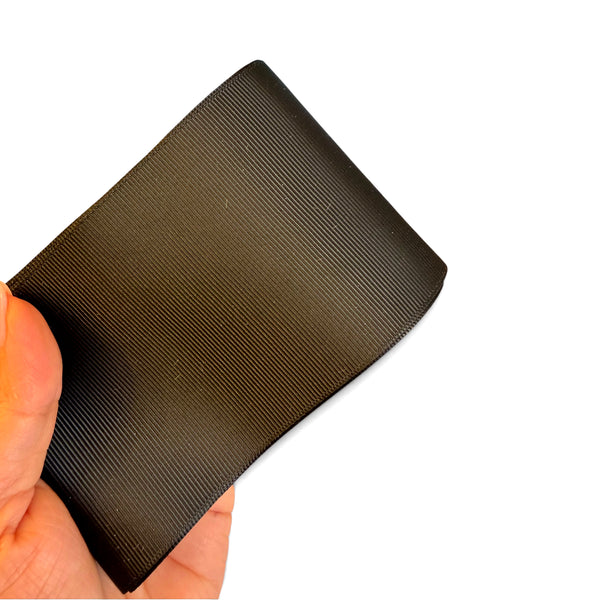 3 yards Black G-18  Solid Grosgrain 7.5cm 3inch