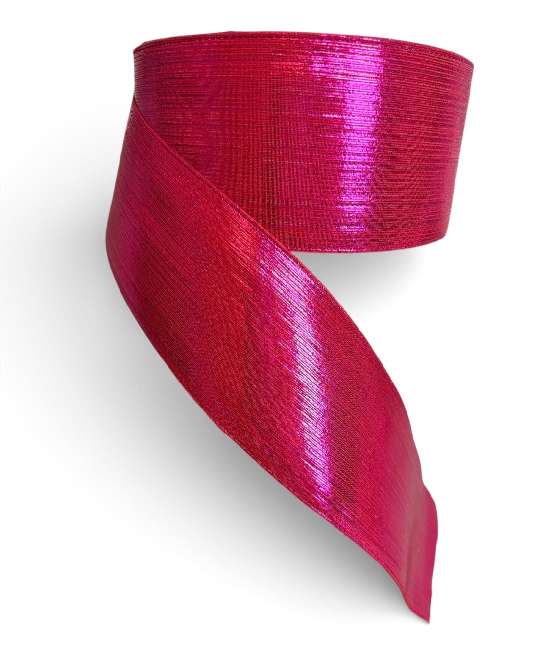 Bougainvillea Metallic Fabric Ribbon