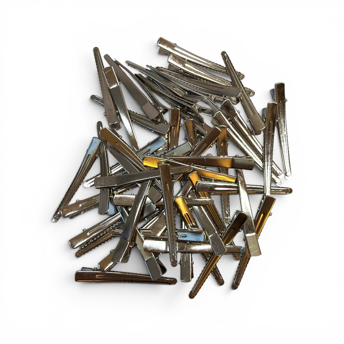 50pcs 3inch/7.5cm Silver Metal Heavy Duty Gator Clip