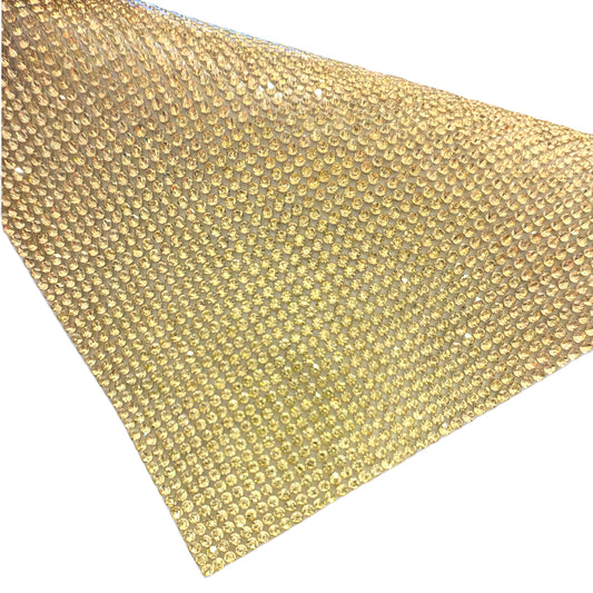 Gold Crystal Mesh 1inch wide    15 inch long