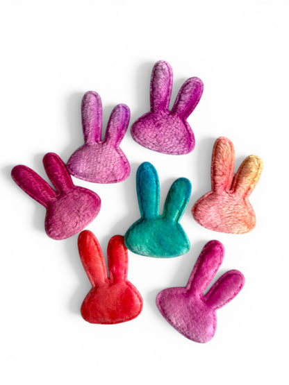 7 pcs Rabbit Head Mini Plush