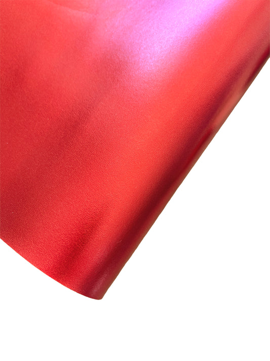 Seda metalizada napa roja