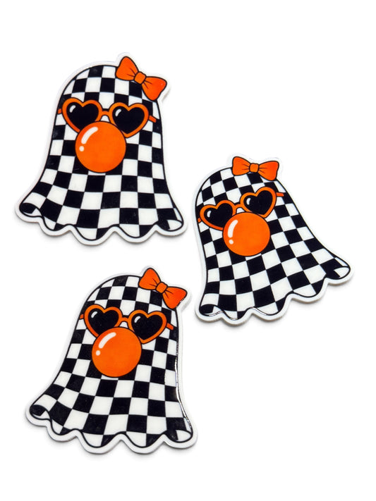 3 resins Flat Planar resins  Orange Bubble Gum 5cm