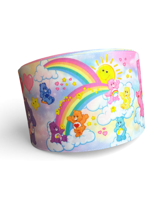 7.5cm Care Rainbow Ribbon