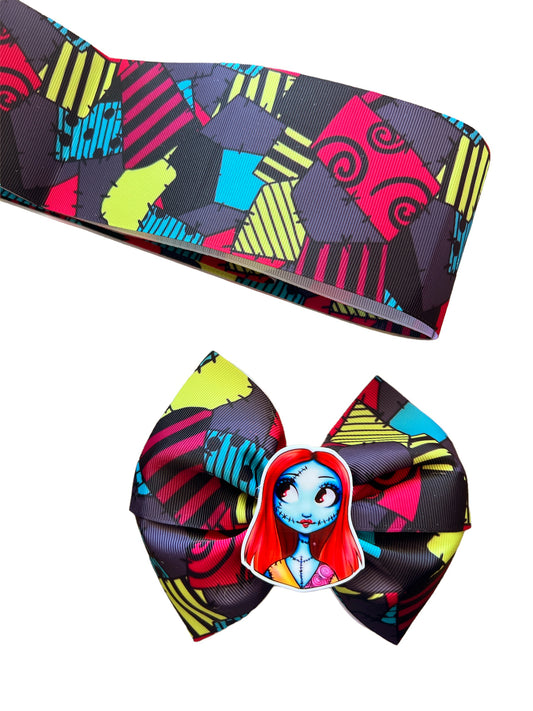 Vestido de muñeca con cinta de 3 pulgadas