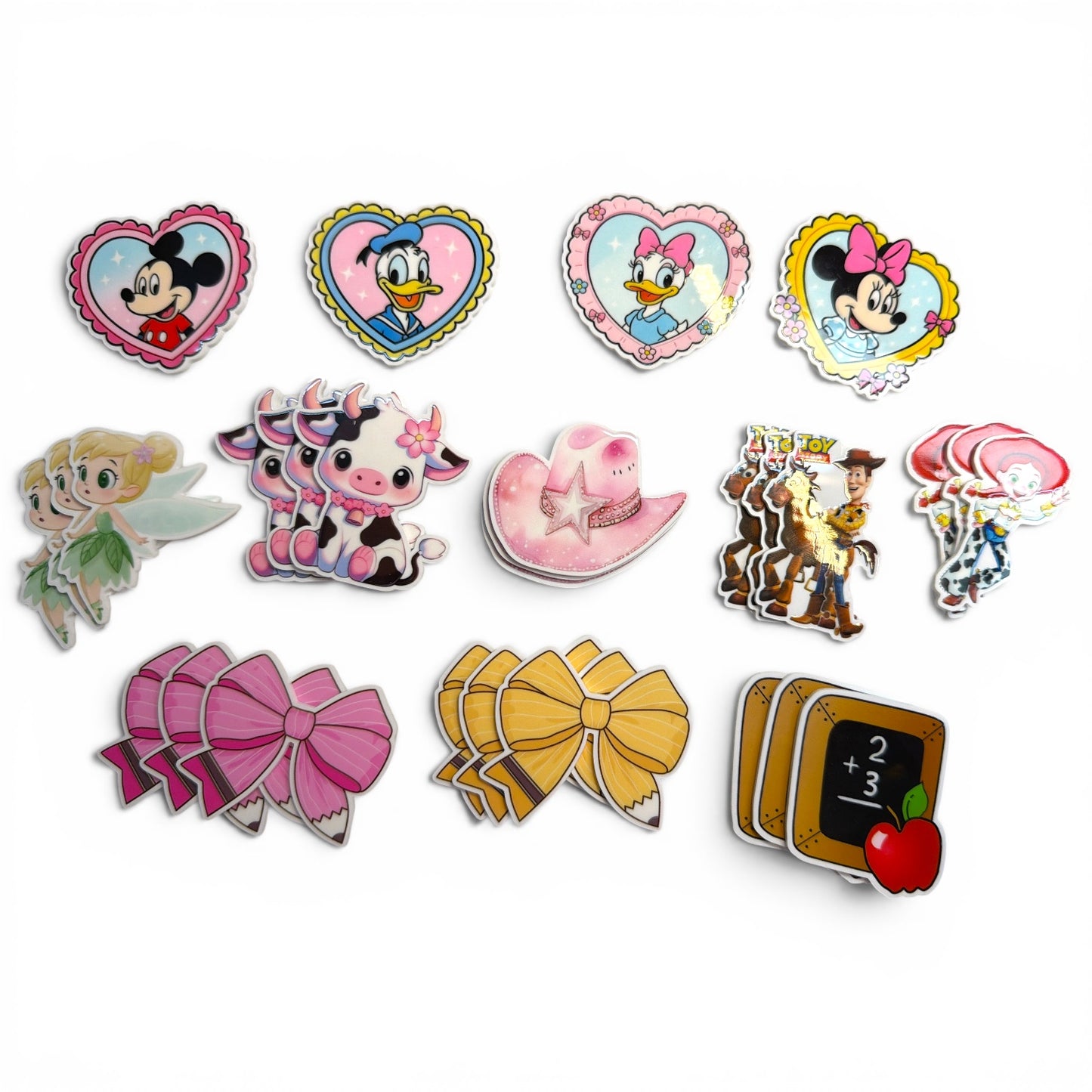 7.5cm/3inch Ribbon Kit Fun Variety Characters 37 yards  28 resins