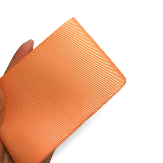 3 yards Melon G-11  Solid Grosgrain 7.5cm 3inch