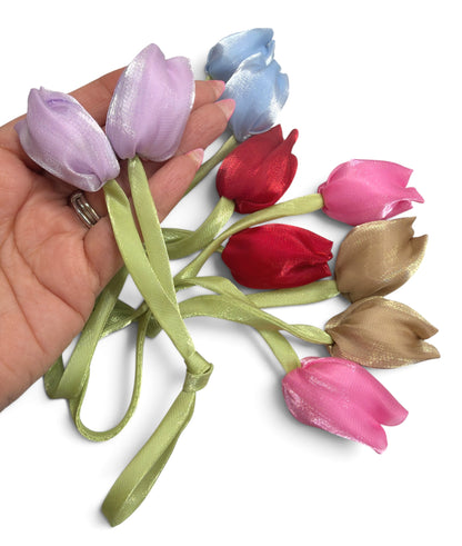 5 Silk Roses