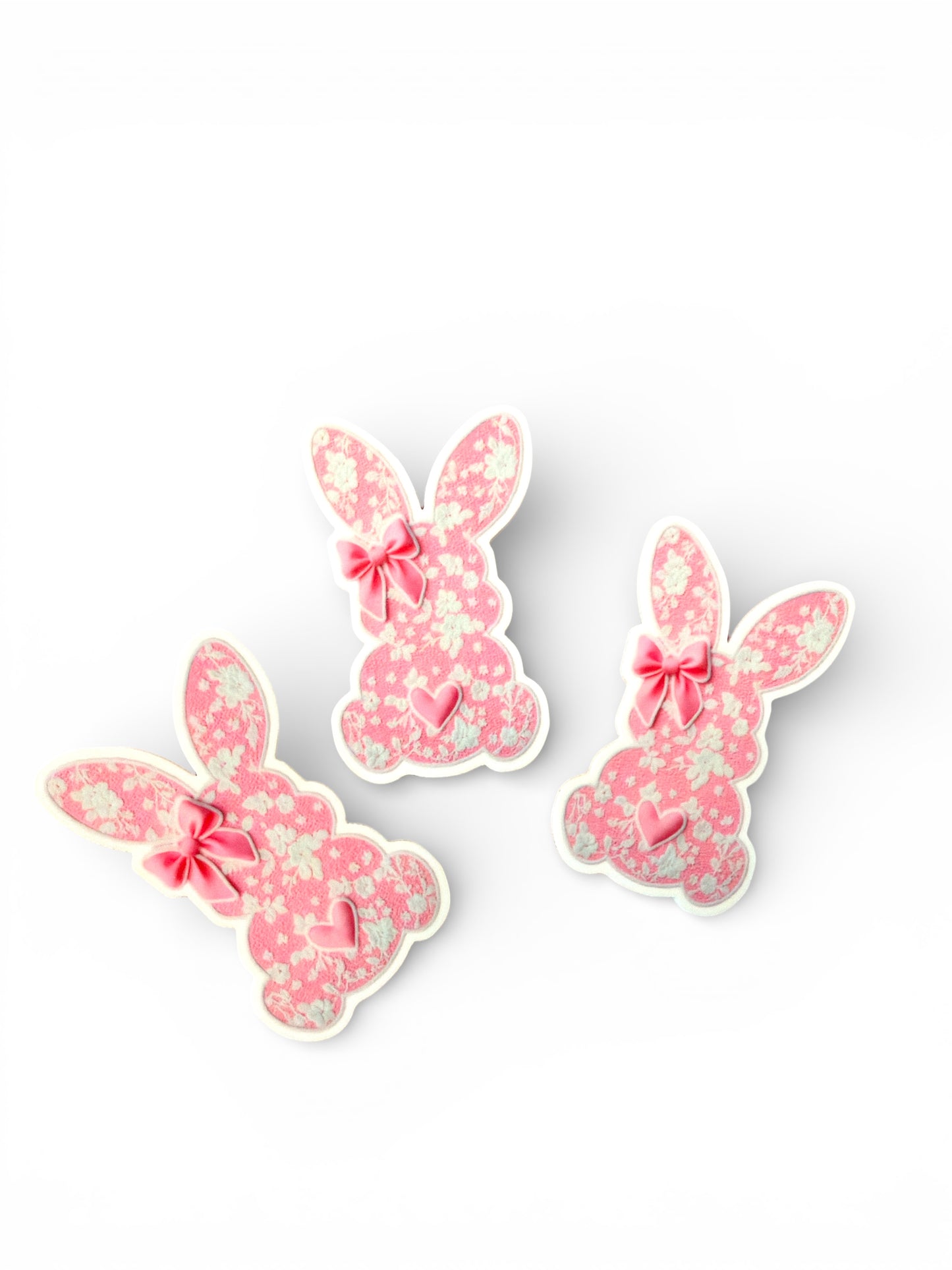 3 resins 5cm Set Bunny Bow