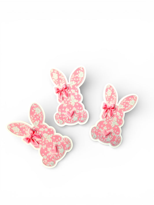 3 resins 5cm Set Bunny Bow