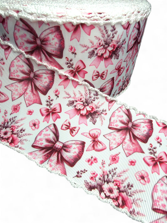 7.5cm/3inch Ribbon Stitch Border Cariño Coquettes