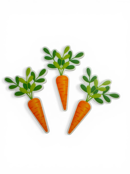 3 resins 5cm  Cute Carrots Planar Resins