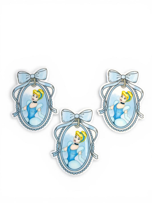 3 resins 5cm Slipper Princess