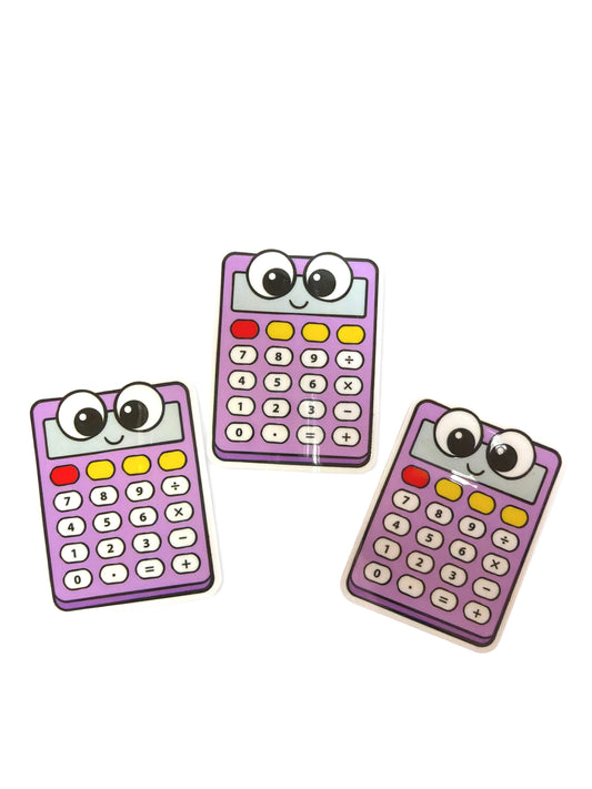 3 resins 5cm School Calculator Planar Resins