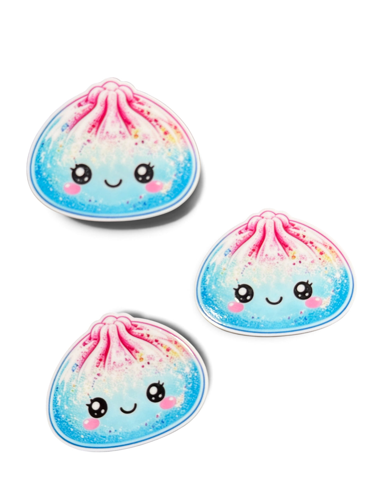 3 planar resins 5cm Bi color Glitter Dumpling