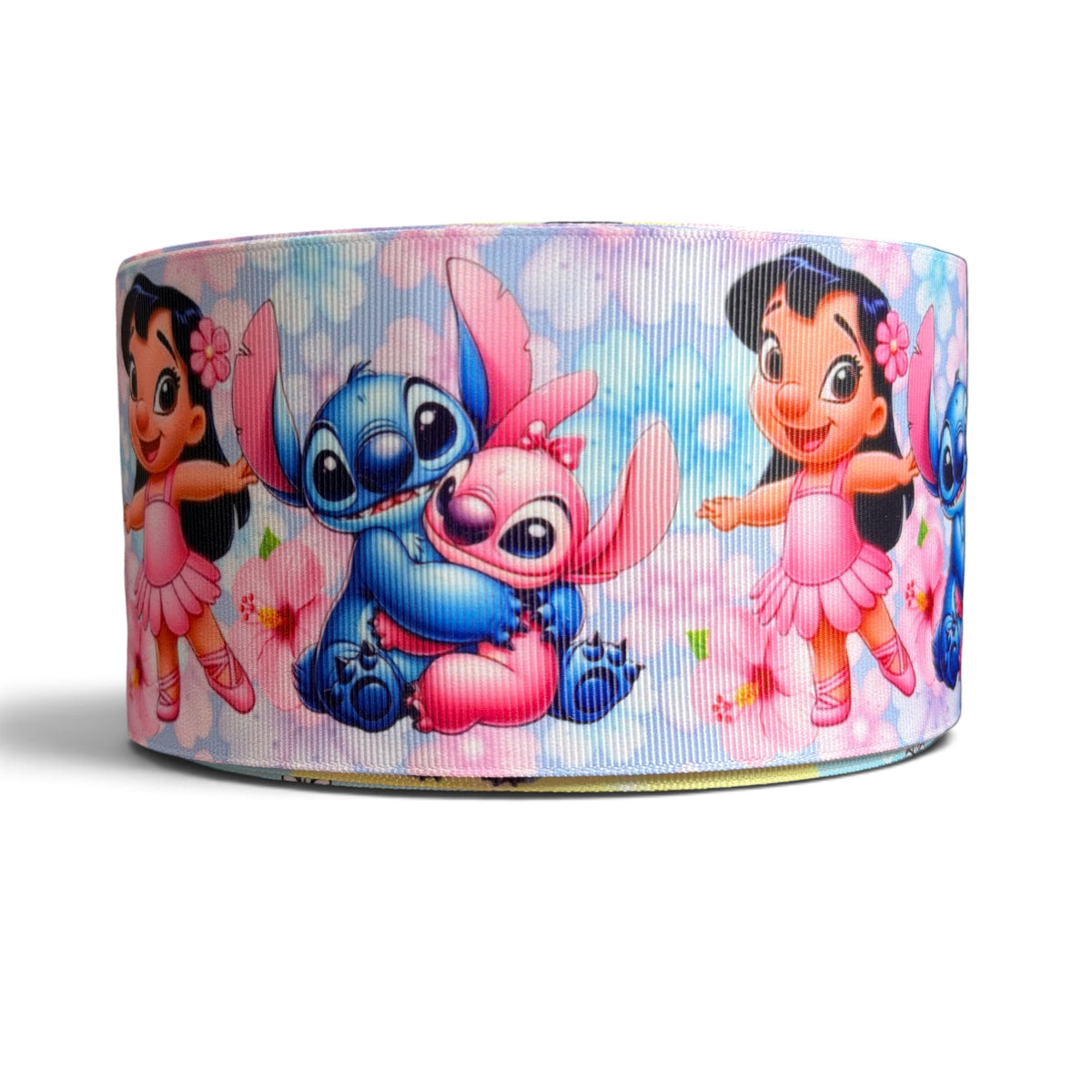 3 Yards 7.5cm m/3inch  Love Hug Printed Grosgrain